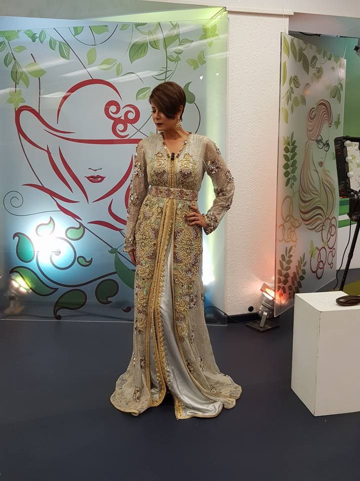 Leila hadioui top caftan 2018